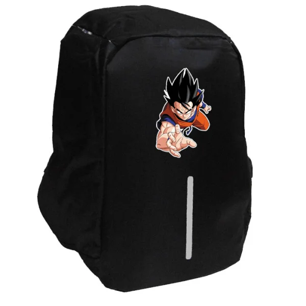 Φωτογραφία προϊόντος: Takeposition Anime Goku Σχολική τσάντα Razor 1κεντρική θέση Rpet 600D 44Y x 34Μ x 10Π, Μαύρο, 973-1195-02