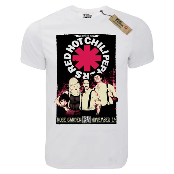 Φωτογραφία προϊόντος: T-shirt unisex Takeposition T-cool λευκό Red Hot Chili papers, Rose Garden, 900-7637