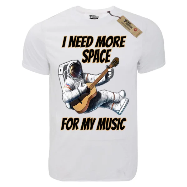 Φωτογραφία προϊόντος: TakePosition T-shirt unisex T-cool λευκό More space More music, 900-7677