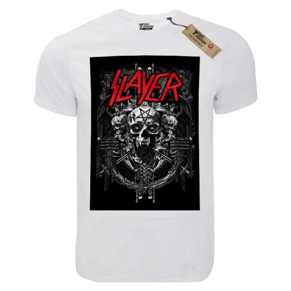 Φωτογραφία προϊόντος: T-shirt unisex Takeposition T-cool λευκό Slayer, 900-7658