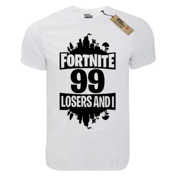 Φωτογραφία προϊόντος: TakePosition T-shirt unisex T-cool λευκό Fortnite 99 player and i, 900-4639