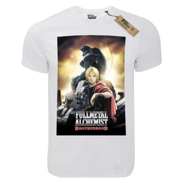 Φωτογραφία προϊόντος: T-shirt unisex Takeposition T-cool λευκό FullMetal Alchemist Brotherhood, 900-1019