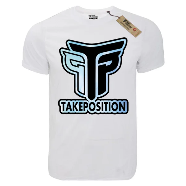 Φωτογραφία προϊόντος: TakePosition T-shirt unisex T-cool λευκό Logo, 900-0033-15