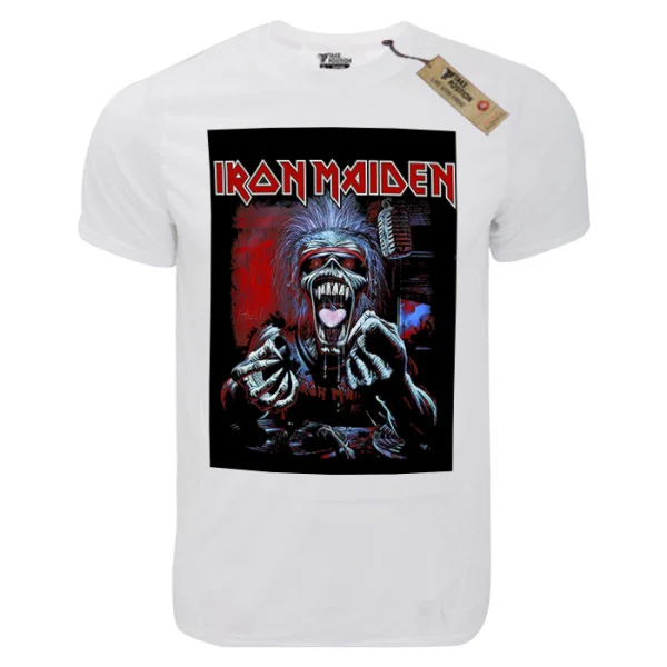 Φωτογραφία προϊόντος: T-shirt unisex Takeposition T-cool λευκό Iron Maiden Hell DJ, 900-7547