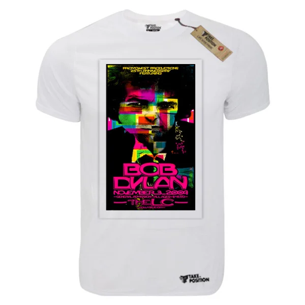 Φωτογραφία προϊόντος: TakePosition T-shirt unisex T-cool λευκό Bob Dylan, the lc, 900-7693