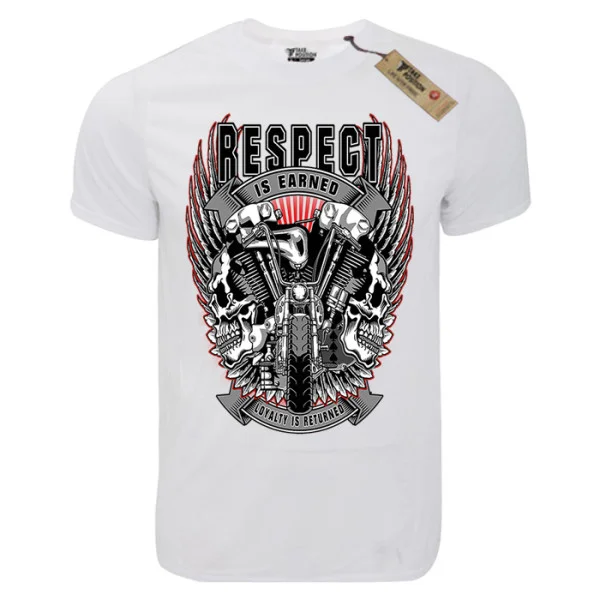 Φωτογραφία προϊόντος: TakePosition T-shirt unisex T-cool λευκό Respect, 900-9016