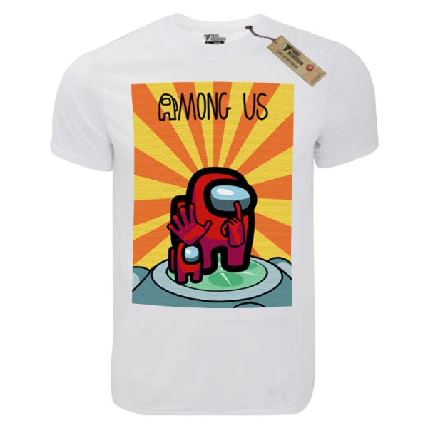 Φωτογραφία προϊόντος: T-shirt unisex Takeposition T-cool λευκό Among us 900-4529