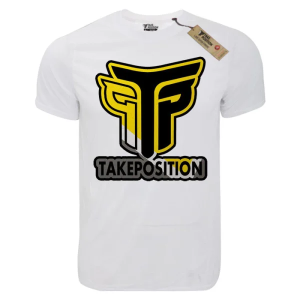 Φωτογραφία προϊόντος: TakePosition T-shirt unisex T-cool λευκό Logo, 900-0033-11