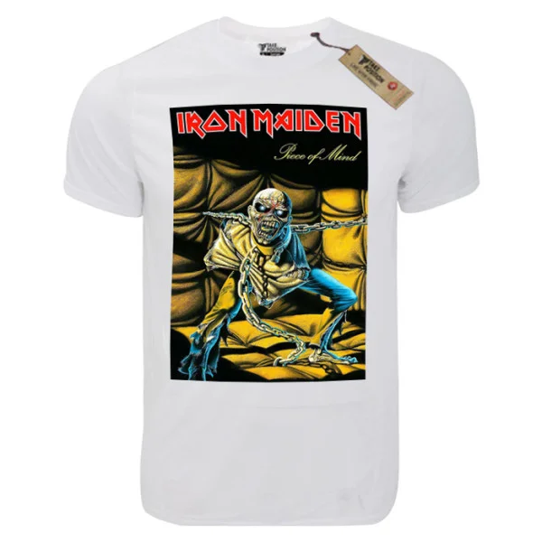 Φωτογραφία προϊόντος: T-shirt unisex Takeposition T-cool λευκό Iron Maiden Piece of Mind, 900-7549