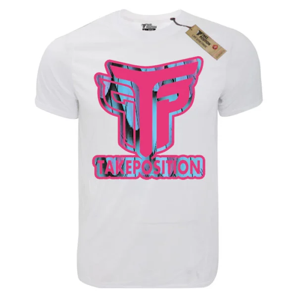 Φωτογραφία προϊόντος: TakePosition T-shirt unisex T-cool λευκό Logo, 900-0033-09