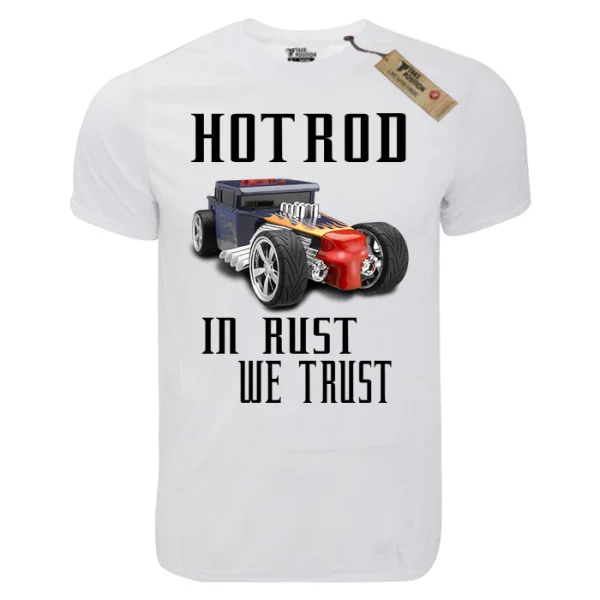 Φωτογραφία προϊόντος: TakePosition T-shirt unisex T-cool λευκό Hot rod, 900-9018
