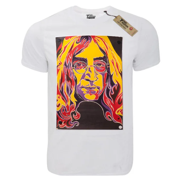 Φωτογραφία προϊόντος: T-shirt unisex Takeposition T-cool λευκό John Lennon 900-7636