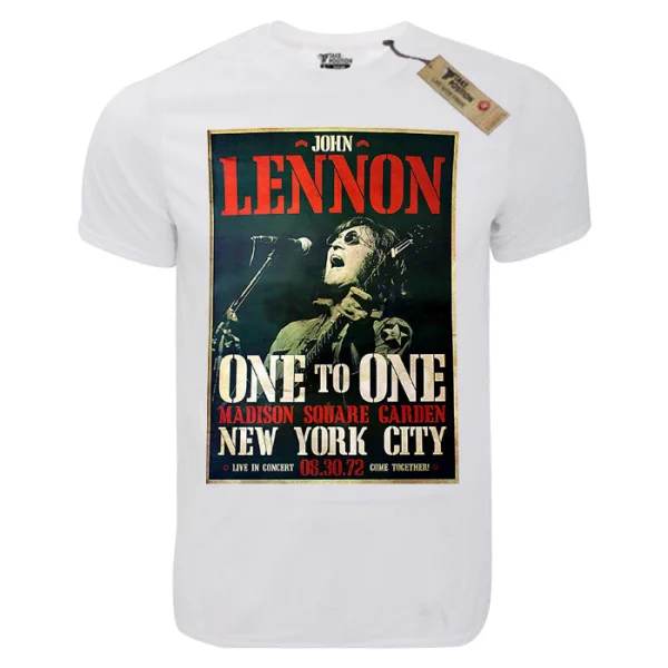 Φωτογραφία προϊόντος: T-shirt unisex Takeposition T-cool λευκό John Lennon one to one 900-7635