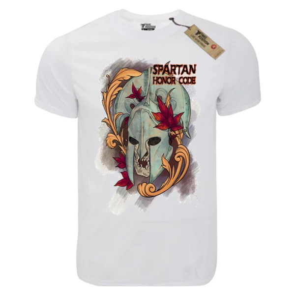 Φωτογραφία προϊόντος: T-shirt unisex Takeposition T-cool λευκό Spartans Honor Code 900-5519S
