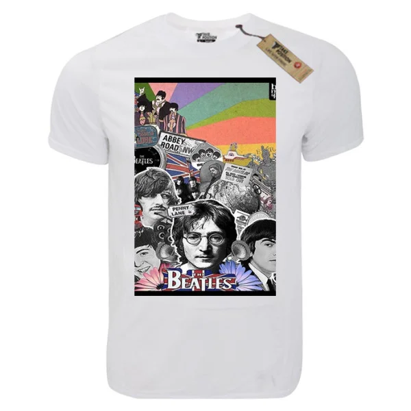 Φωτογραφία προϊόντος: T-shirt unisex Takeposition T-cool λευκό The Beatles Penny Lane, 900-7648