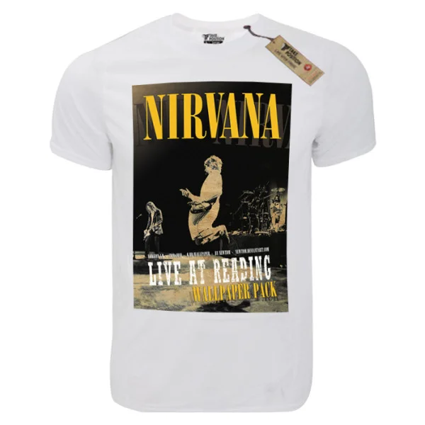 Φωτογραφία προϊόντος: T-shirt unisex Takeposition T-cool λευκό Nirvana Live, 900-7506