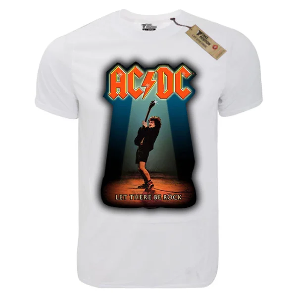 Φωτογραφία προϊόντος: T-shirt unisex Takeposition T-cool λευκό Acdc Be Rock, 900-7511