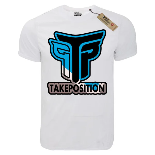 Φωτογραφία προϊόντος: TakePosition T-shirt unisex T-cool λευκό Logo, 900-0033-13