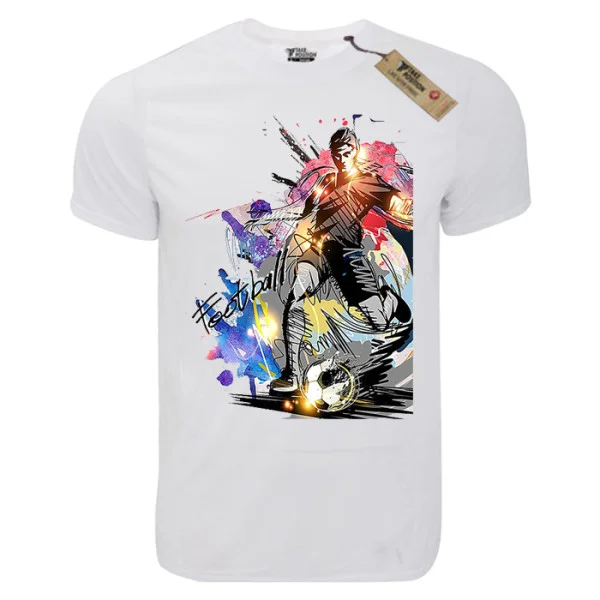 Φωτογραφία προϊόντος: TakePosition T-shirt unisex T-cool λευκό Football forever, 900-5527