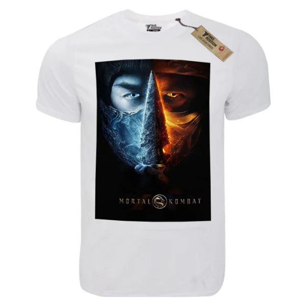 Φωτογραφία προϊόντος: TakePosition T-shirt unisex T-cool λευκό Mortal combat Subzero & Scorpion, 900-4511