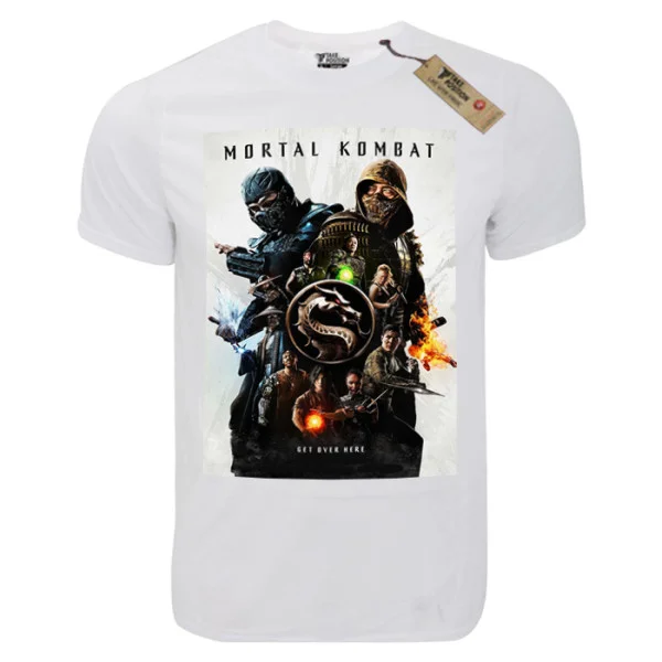 Φωτογραφία προϊόντος: TakePosition T-shirt unisex T-cool λευκό Mortal combat Group poster, 900-4512
