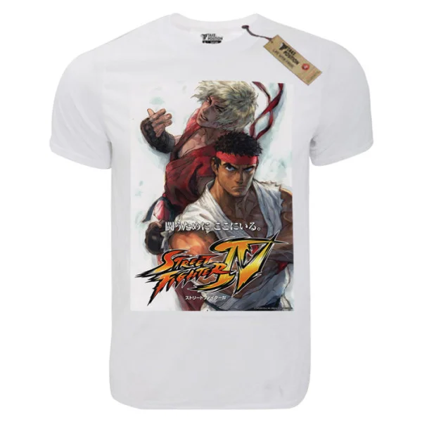 Φωτογραφία προϊόντος: T-shirt unisex Takeposition T-cool λευκό Street Fighter Double force, Λευκό, 900-4621