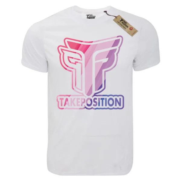 Φωτογραφία προϊόντος: TakePosition T-shirt unisex T-cool λευκό Logo, 900-0032-18