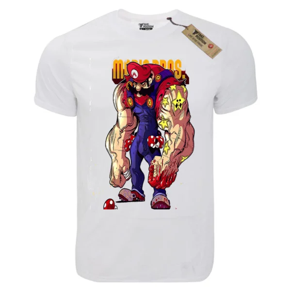 Φωτογραφία προϊόντος: T-shirt unisex Takeposition T-cool λευκό Mass Mario, 900-1519