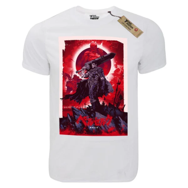 Φωτογραφία προϊόντος: T-shirt unisex Takeposition T-cool λευκό Berserk Hil, 900-1024