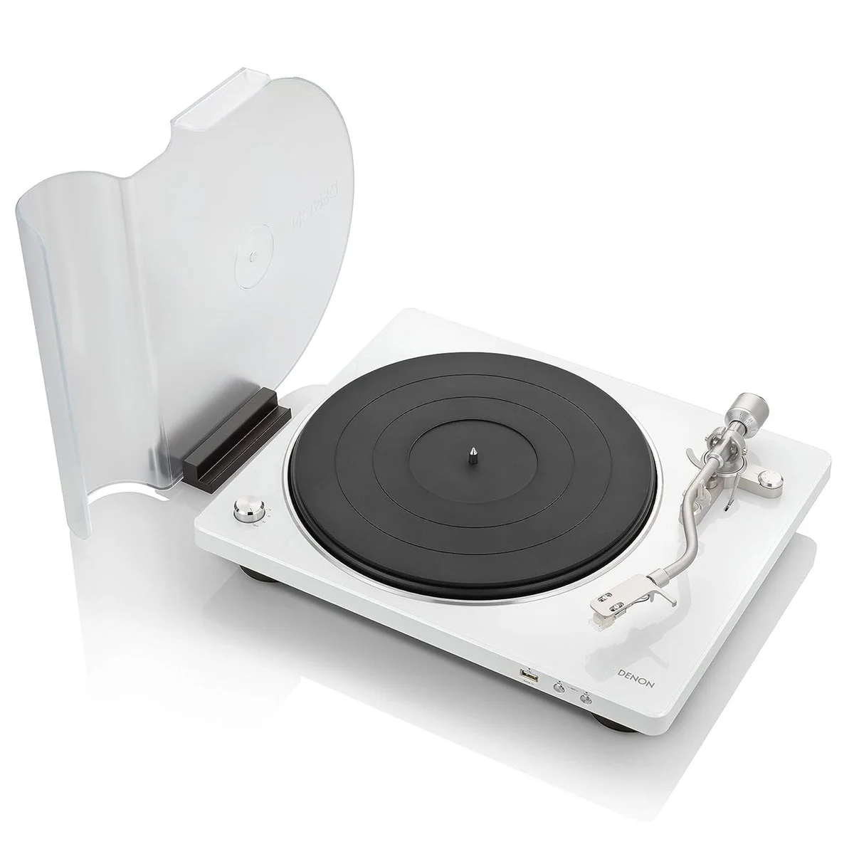 Φωτογραφία προϊόντος: Denon DP-450USB White - Belt Drive πικάπ USB