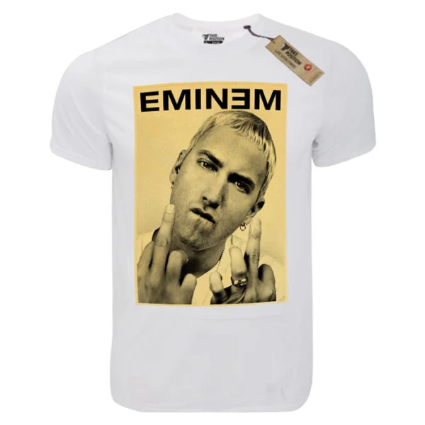 Φωτογραφία προϊόντος: T-shirt unisex Takeposition T-cool λευκό Eminem No risk, 900-7528