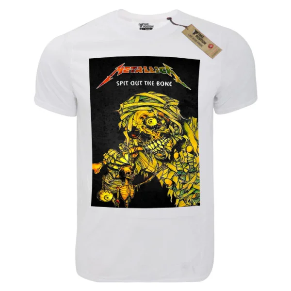 Φωτογραφία προϊόντος: T-shirt unisex Takeposition T-cool λευκό Metallica Spit out the bone, 900-7539