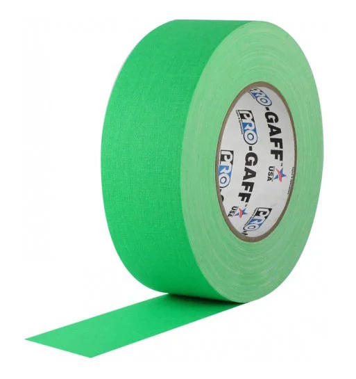 Φωτογραφία προϊόντος: Pro Gaff PG-2 FL GRN-25 - Ταινία gaffer 48mm - 25 m σε χρώμα Fluorescent Green