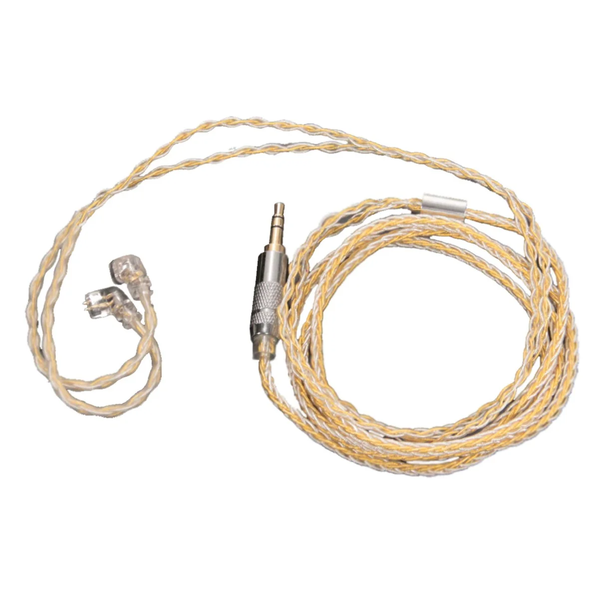 Φωτογραφία προϊόντος: KZ Golden & Silver Cable - Καλώδιο αναβάθμισης ήχου για ακουστικά KZ 1,2 μέτρα