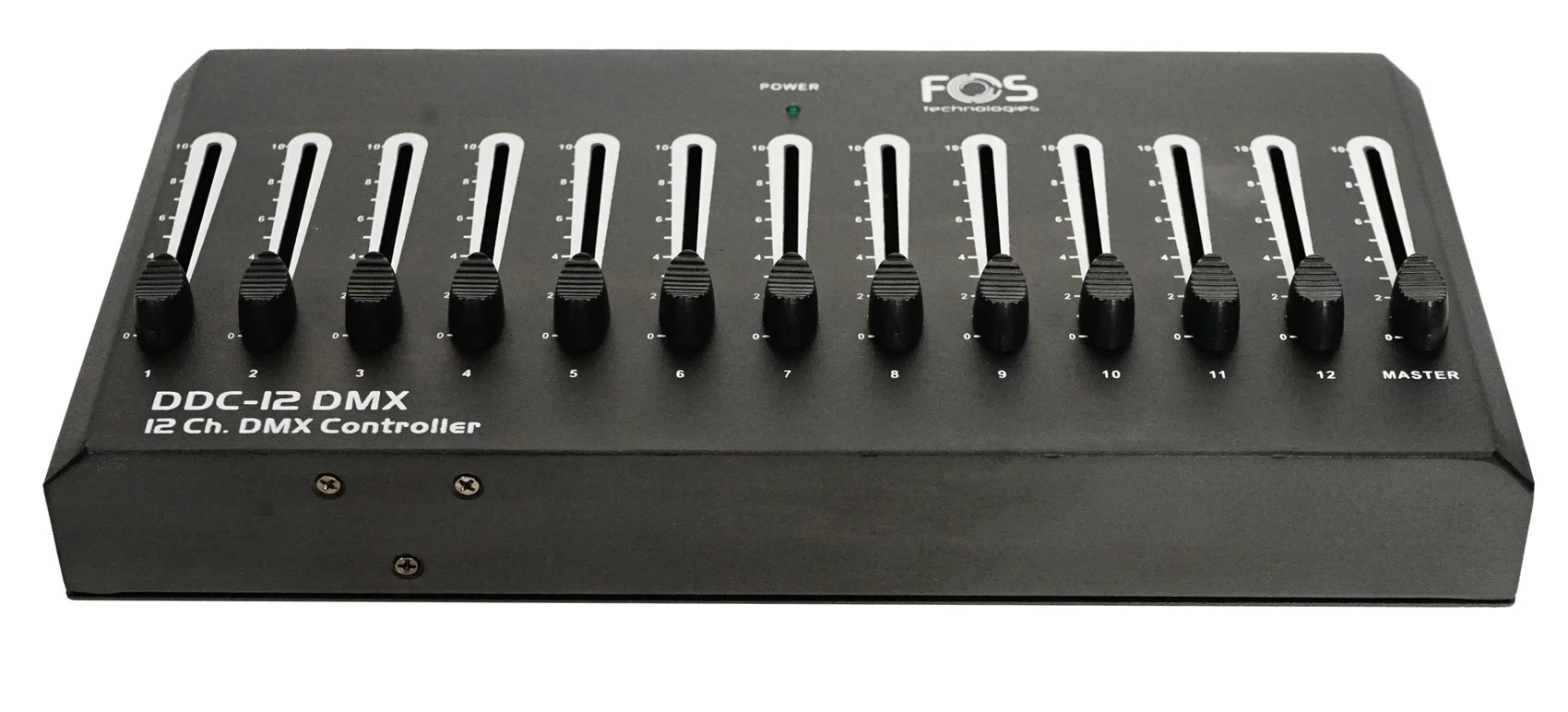 Φωτογραφία προϊόντος: Fos Technologies 12CH DMX CONSOLE - Κονσόλα φωτισμού 12 καναλιών DMX