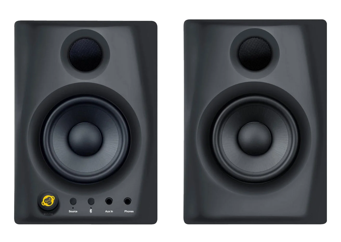 Φωτογραφία προϊόντος: Monkey Banana GIBBON AIR Black - Bluetooth ζεύγος ενεργών ηχείων 4'' σε χρώμα Black