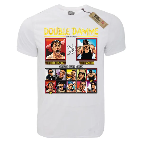 Φωτογραφία προϊόντος: T-shirt unisex Takeposition T-cool λευκό Van Damme vs n2, 900-1615