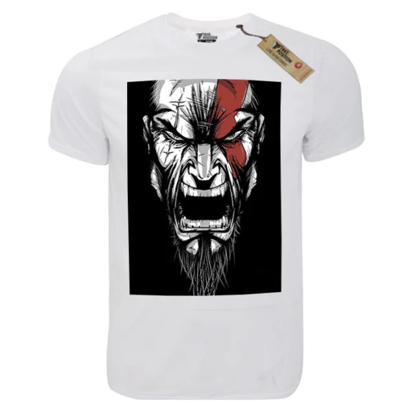 Φωτογραφία προϊόντος: T-shirt unisex Takeposition T-cool λευκό Kratos Rage, 900-4516