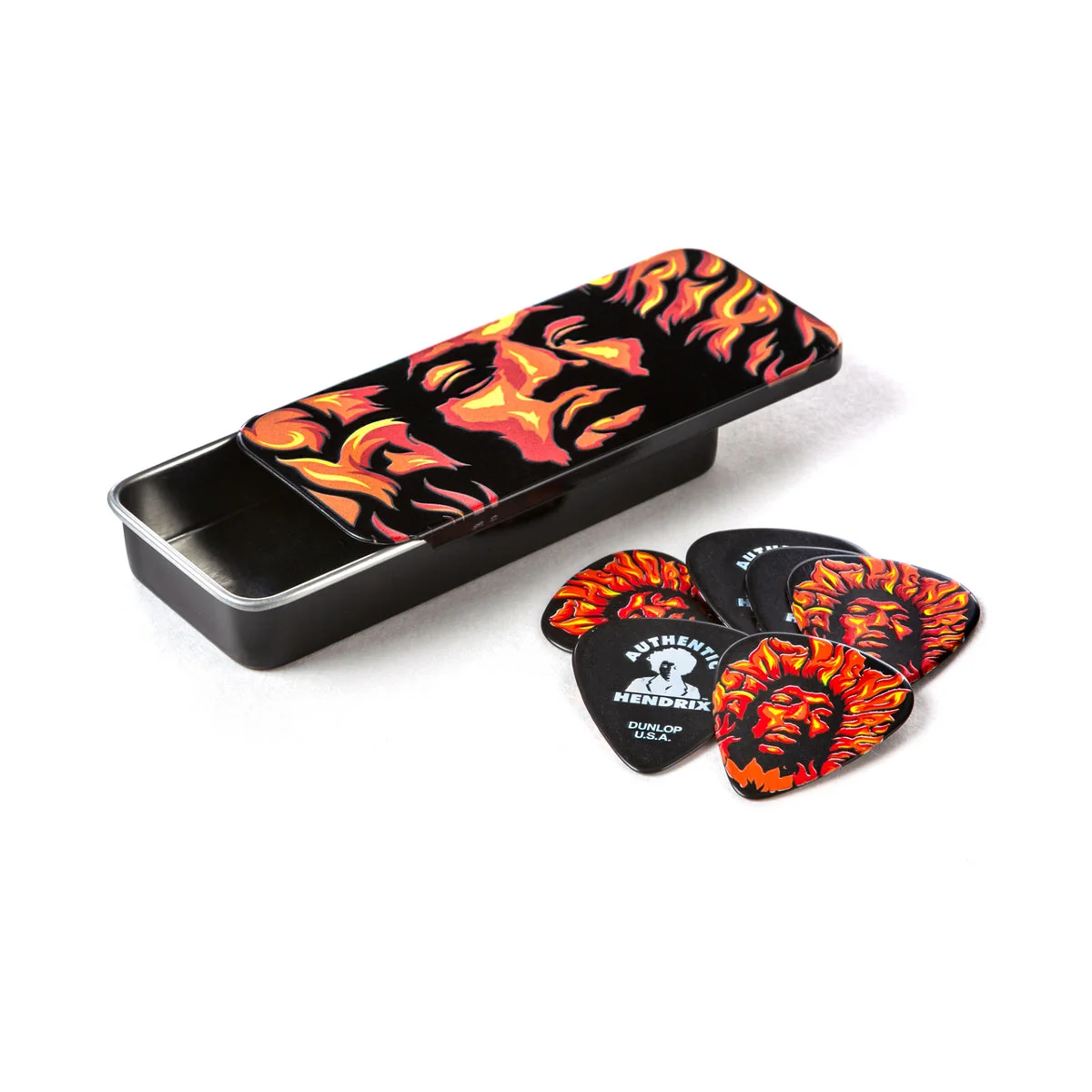 Φωτογραφία προϊόντος: Dunlop JH-PT14H - Πένες Jimi Hendrix Voodoo Fire 6 τεμάχια