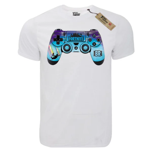 Φωτογραφία προϊόντος: TakePosition T-shirt unisex T-cool λευκό Fortnite game pad, 900-4650