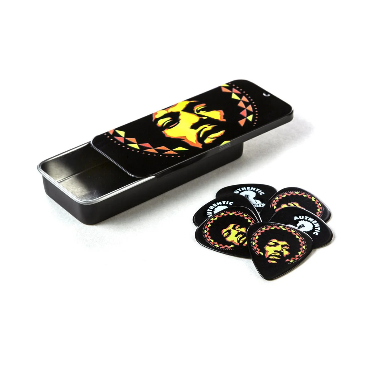Φωτογραφία προϊόντος: Dunlop JH-PT16H - Πένες Jimi Hendrix Aura Mandala Heavy 6 τεμάχια