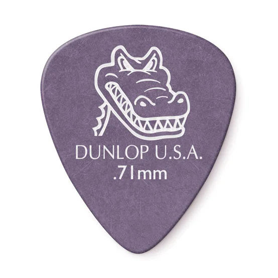Φωτογραφία προϊόντος: Dunlop 417R-0.71 - Πένα Gator Grip Lilac Purple 0.71mm