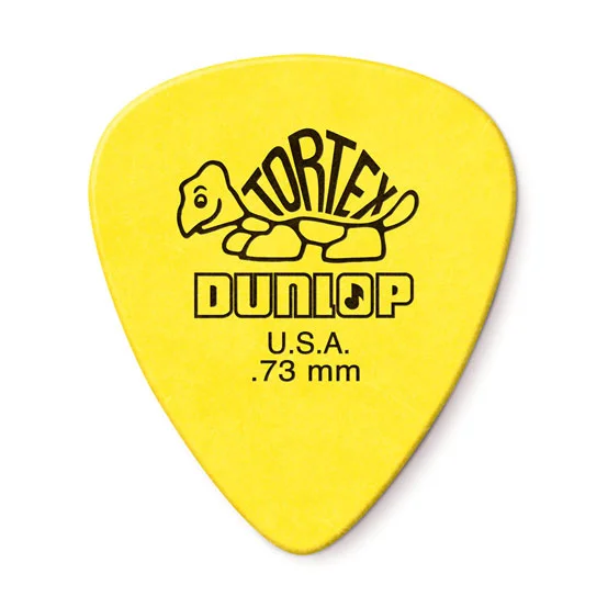 Φωτογραφία προϊόντος: Dunlop 418R-0.73 - Πένα Tortex Standard Yellow 0.73mm