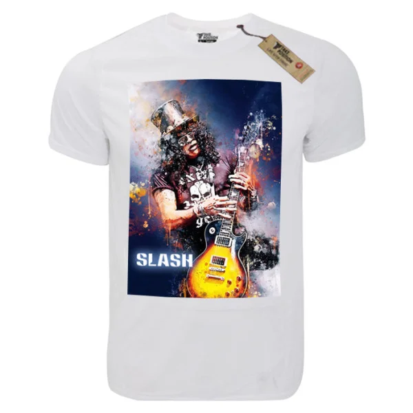 Φωτογραφία προϊόντος: T-shirt unisex Takeposition T-cool λευκό Slash rifs, 900-7580