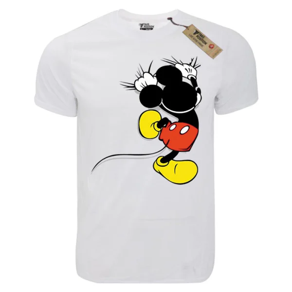 Φωτογραφία προϊόντος: T-shirt unisex Takeposition T-cool λευκό, Climing Mouse, 900-1591