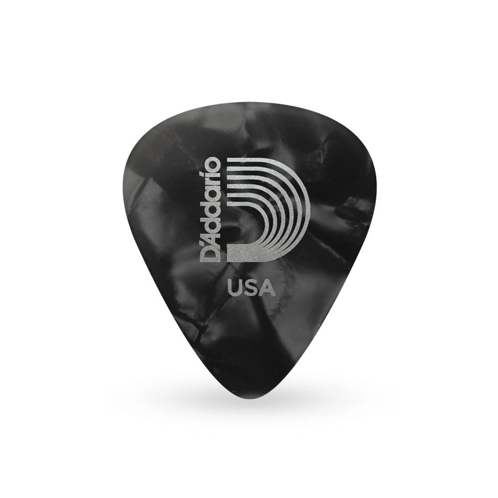 Φωτογραφία προϊόντος: Daddario D'Addario 1CBKP4 Black Pearl Celluloid - Πένα Medium (.70mm)