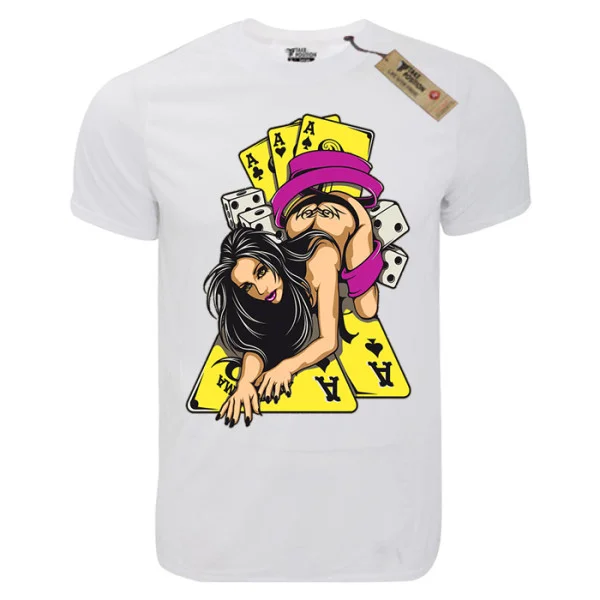 Φωτογραφία προϊόντος: TakePosition T-shirt unisex T-cool λευκό Full of Aces, 900-4635