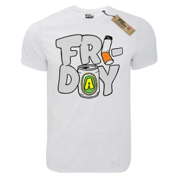 Φωτογραφία προϊόντος: T-shirt unisex Takeposition T-cool λευκό, Friday, 900-1593