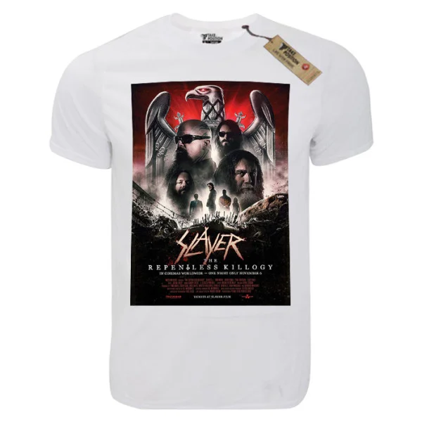 Φωτογραφία προϊόντος: T-shirt unisex Takeposition T-cool λευκό Slayer the perentless, 900-7656