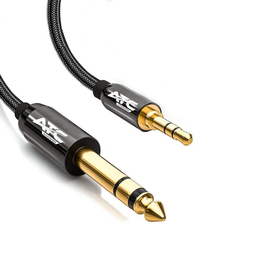 Φωτογραφία προϊόντος: ATC Electronics HQ Καλώδιο Mini TRS 3.5mm - TRS 6.35mm 5m - Καλώδιο ήχου